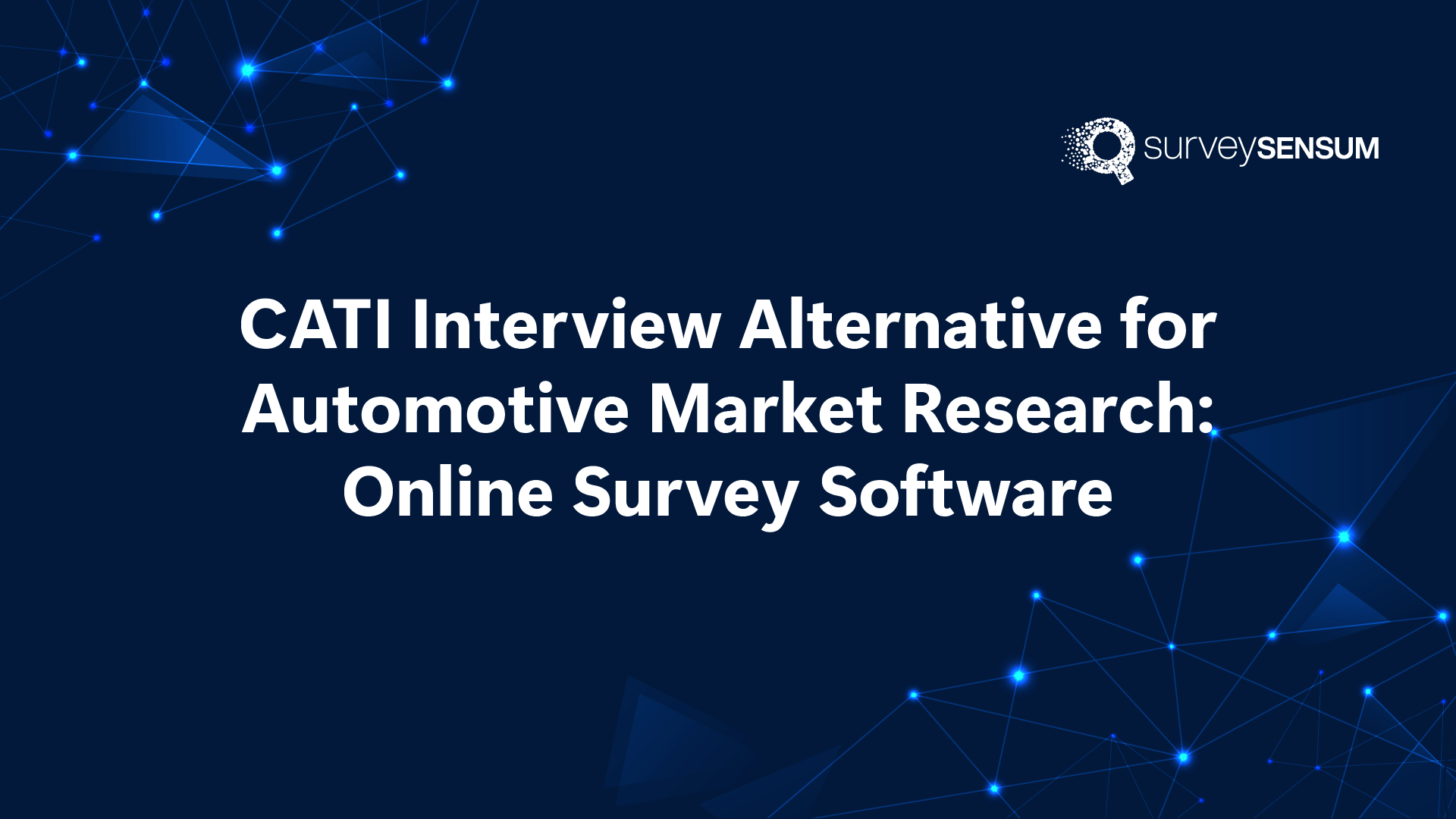 CATI Interview Alternative For Automotive Market Research [2022]