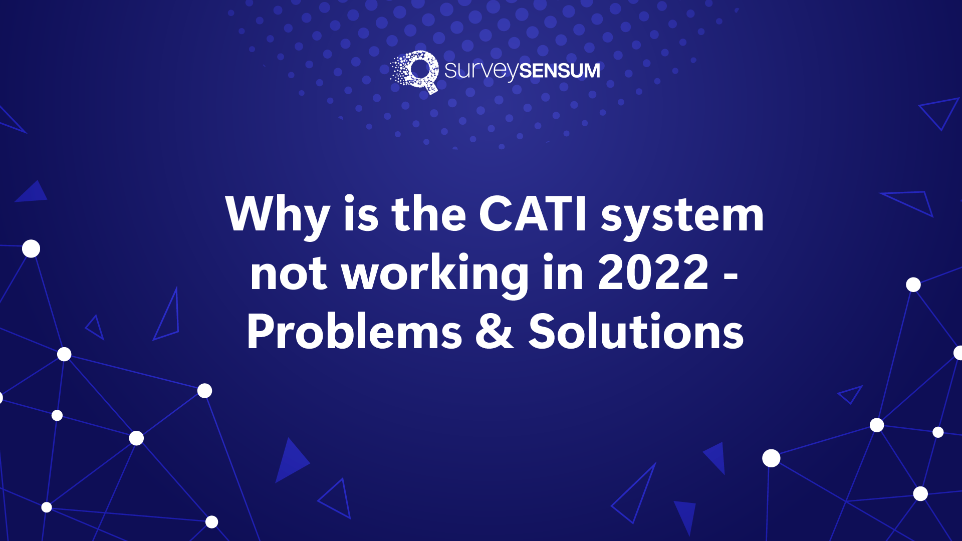 Why is the CATI System no more working in 2022: What is the solution?
