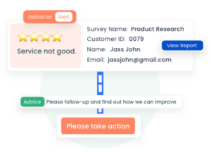 closing the feedback loop is a feature of Surveysensum 