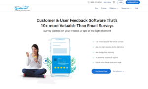 Qualaroo like SurveySensum is also an AI-powered customer feedback tool.