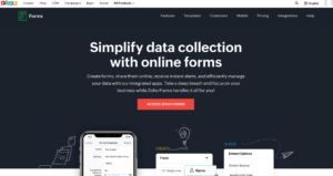 Zoho Forms dashboard for Jotform alternative