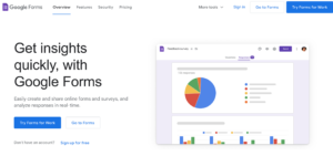 Google Form for online survey tool