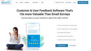 Online survey tool, Qualaroo