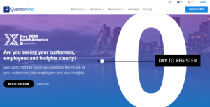QuestionPro survey tool available online