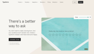 Typeform and SurveySensum are both user feedback tools that help businesses interact with their customers.