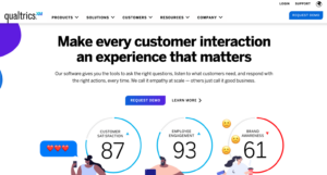 Qualtrics is yet another product feedback tool available in the market.