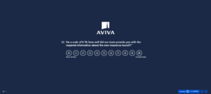 An 11-point scale tNPS survey question asked after a product launch or updation